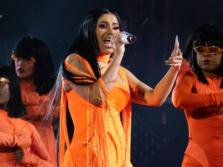 Cardi B Performing At Wireless Festival 2019