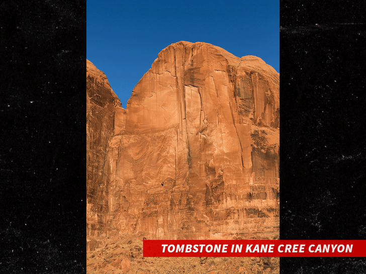 Tombstone in Kane Cree Canyon'