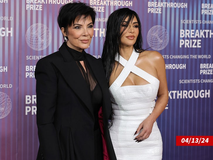 Kris Jenner and Kim Kardashian under