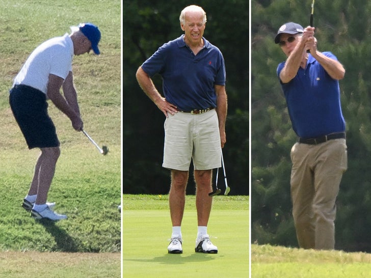 Tacadas de golfe de Joe Biden