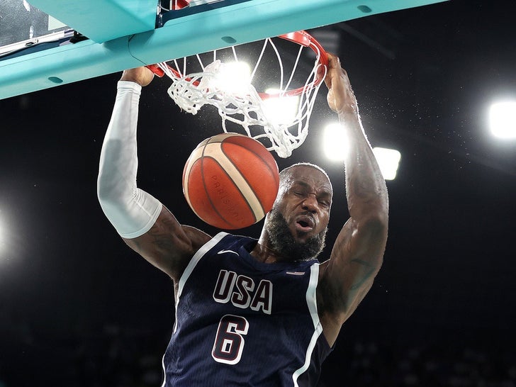 LeBron James Balling At The 2024 Olympics