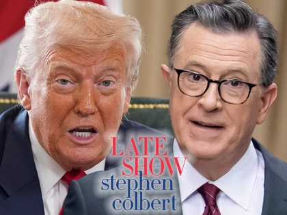 donald trump Stephen Colbert getty comp