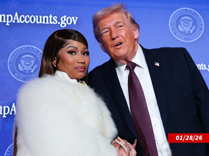 Nicki Minaj Donald Trump Getty