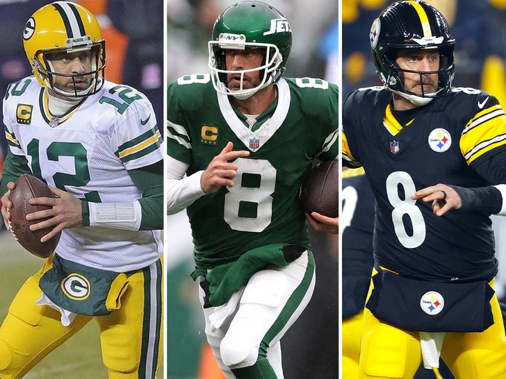 Aaron Rodgers On The Field
