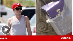 'Hunger Games' Star Josh Hutcherson -- Real Good Taste in Scotch, But Really Fake ID (Allegedly)