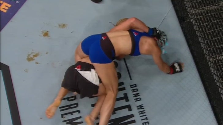UFCs Justine Kish Defecates In Ring During Loss: Sh*t 