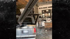 Van Crashes Through Fat Sal's in Hollywood