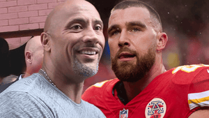The Rock Cosigns Travis Kelce's Postgame Speech, 'My Boy Said What He Said'