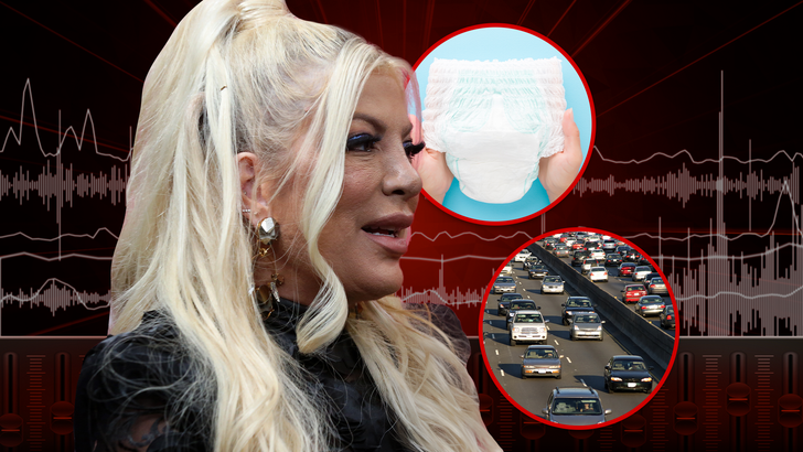 Tori Spelling Reveals She Put On Diaper, Peed Her Pants While In Traffic