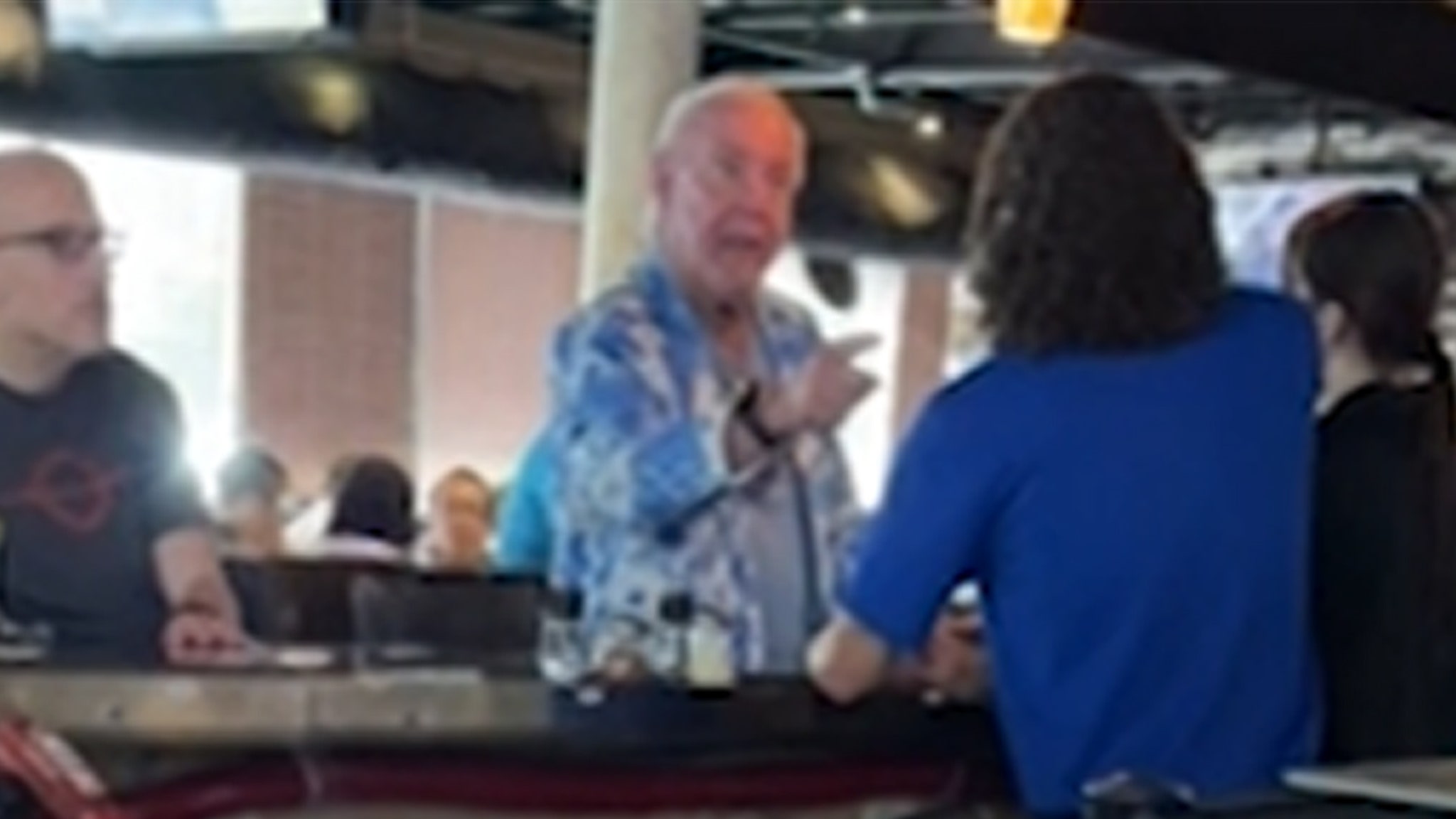 Ric Flair Heated Altercation W/ Bar Employee Caught On Video, Fight Nearly Ensues