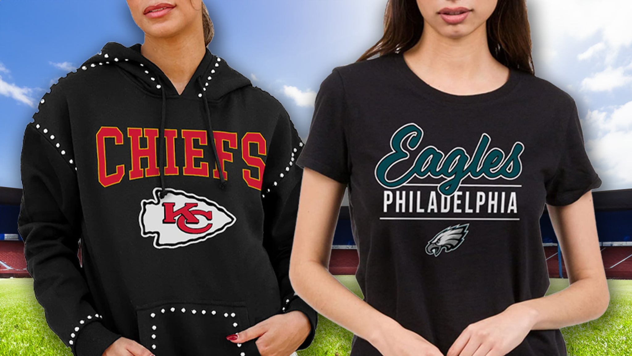 Super Bowl Swag untuknya: Hoodies, T-shirt & Jerseys