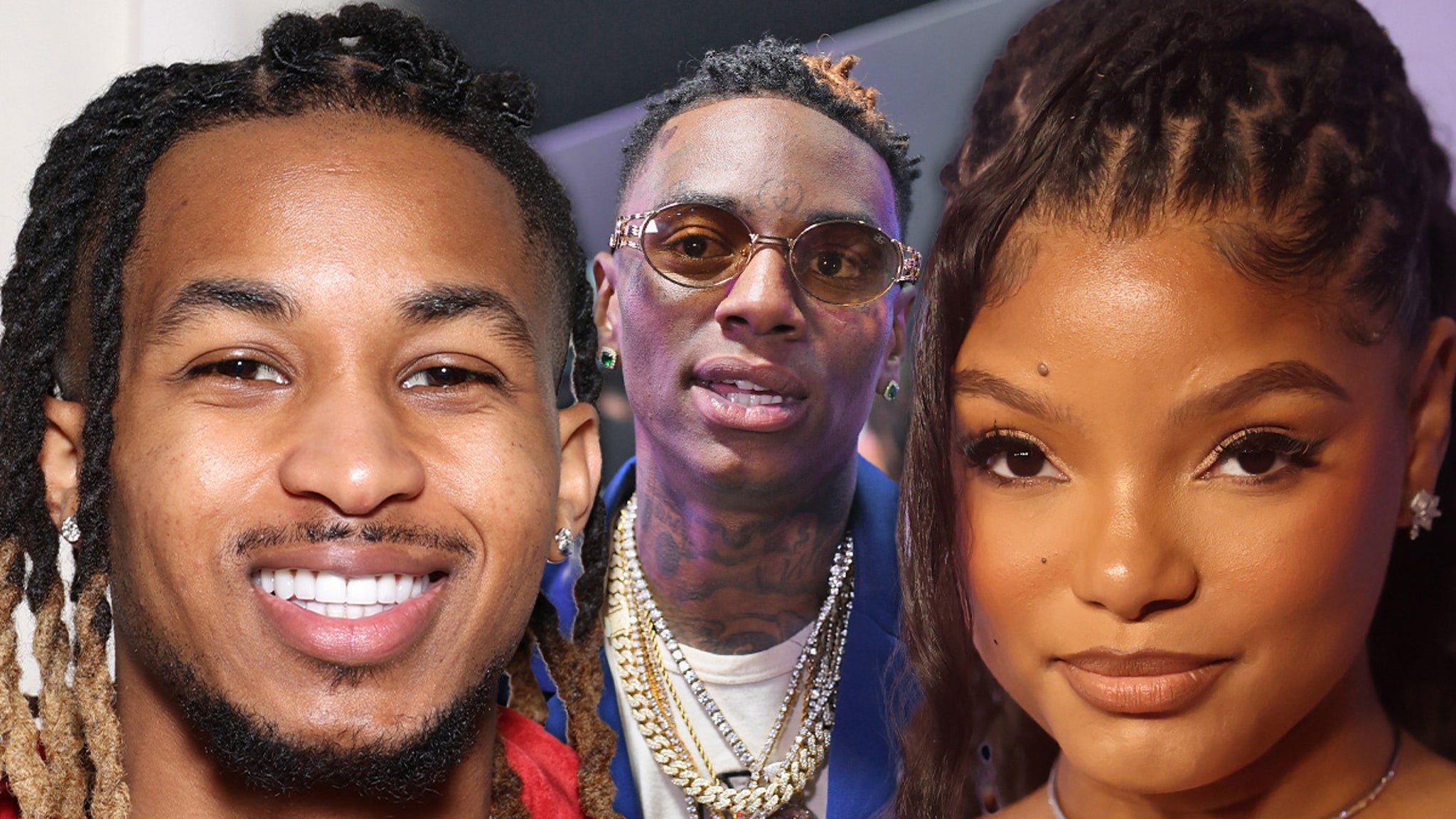 DDG Reacts to Halle Bailey TRO … As Soulja Boy Threatens to Beat Him Down