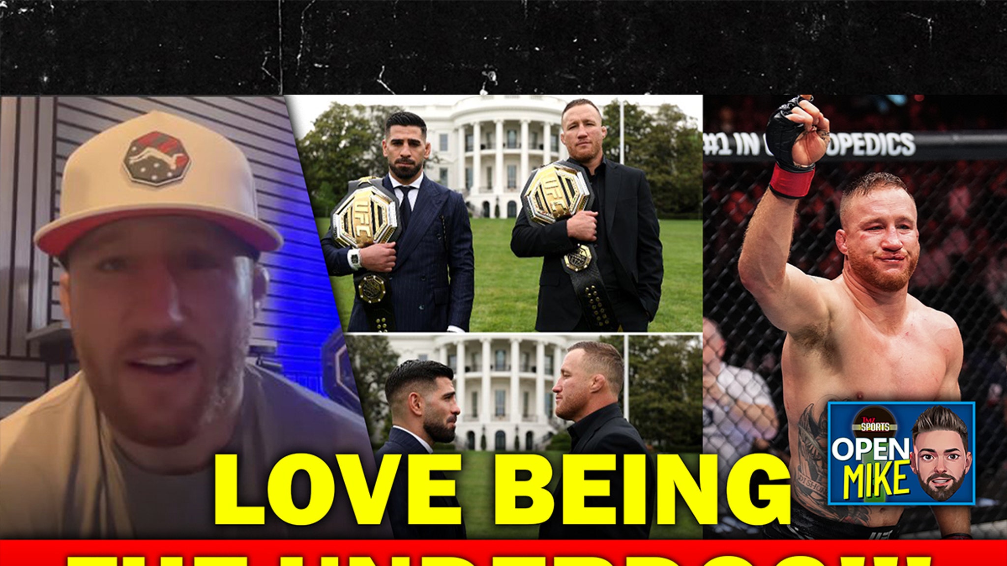 Justin Gaethje Talks Underdog Status Vs. Topuria, Logistics Of Fighting At White House