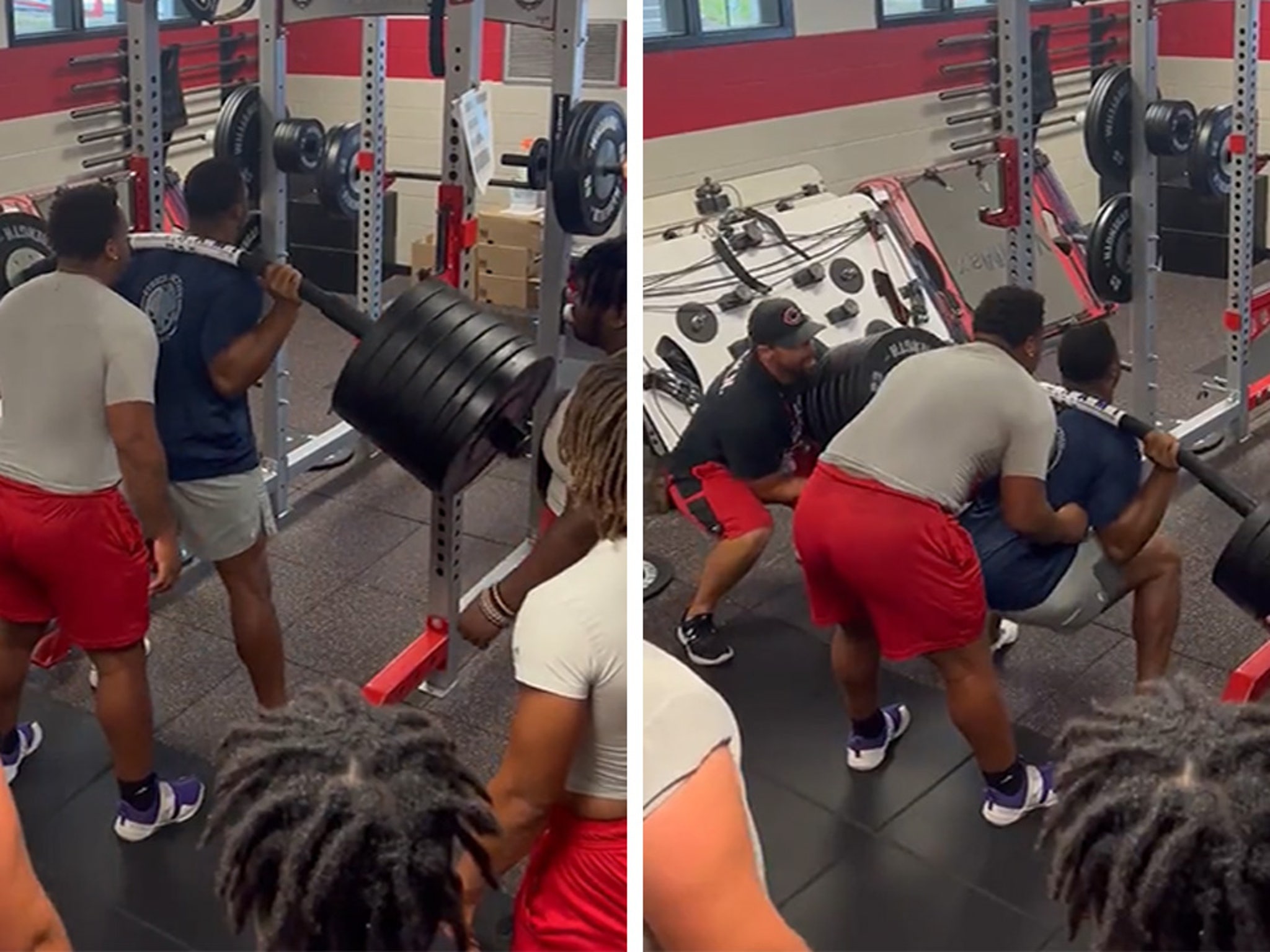 Browns' Nick Chubb Squats 610 Pounds Easily At Georgia High School