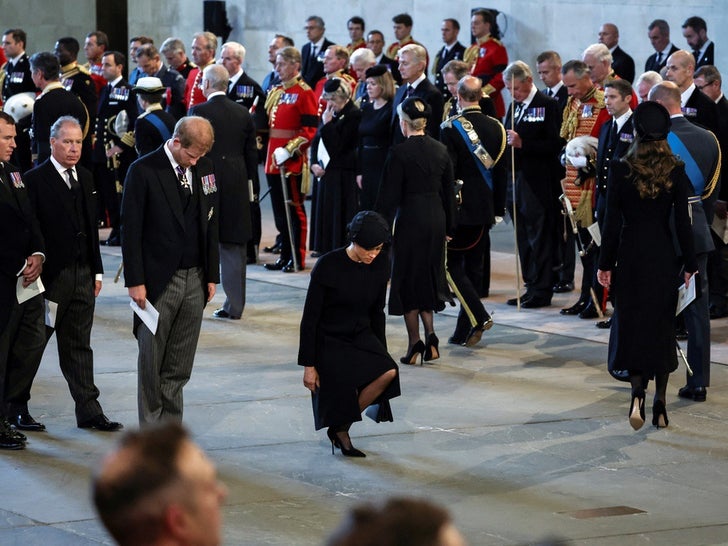 Queen Elizabeth's Coffin Is Transferred To Westminster Hall