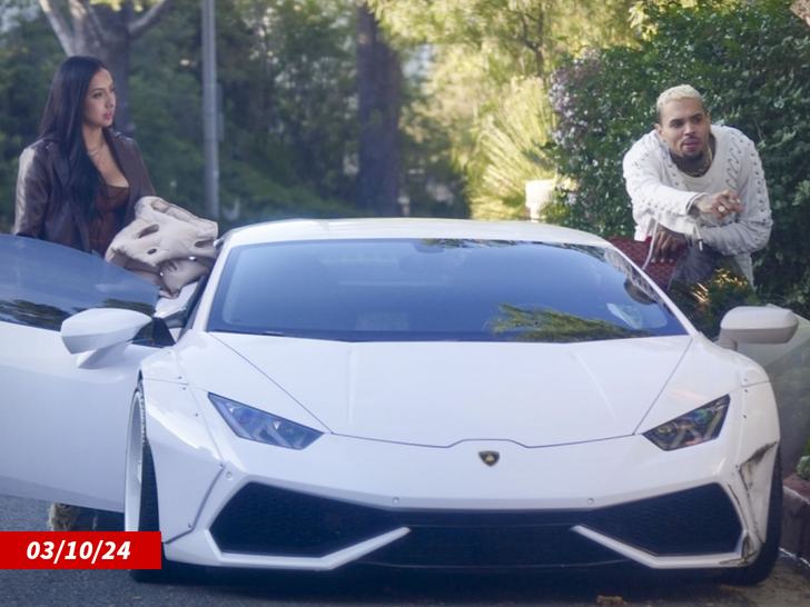La Lamborghini di Chris Brown si è schiantata