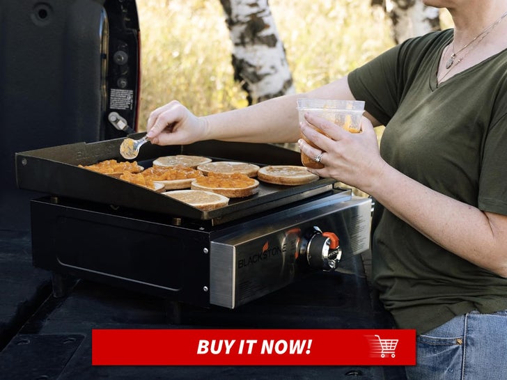 blackstone stainless steel propane gas griddle