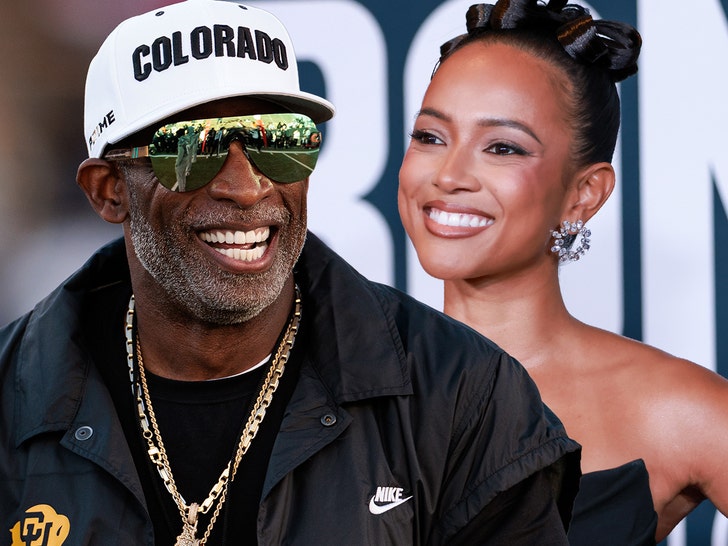 Karrueche Tran and deion sanders getty 1