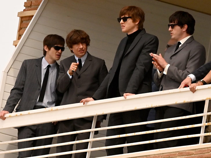Harris Dickinson, Paul Mescal, Joseph Quinn And Barry Keoghan beatles shutter