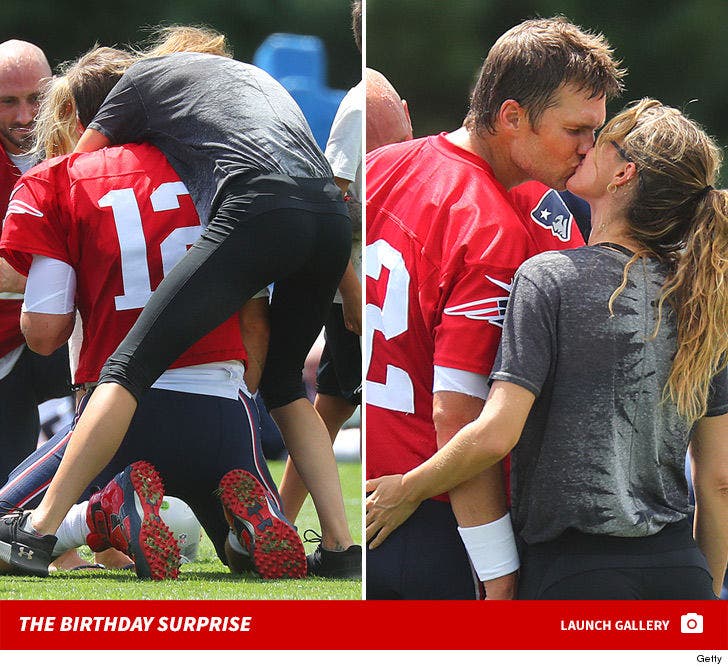 Tom Brady's Birthday Surprise
