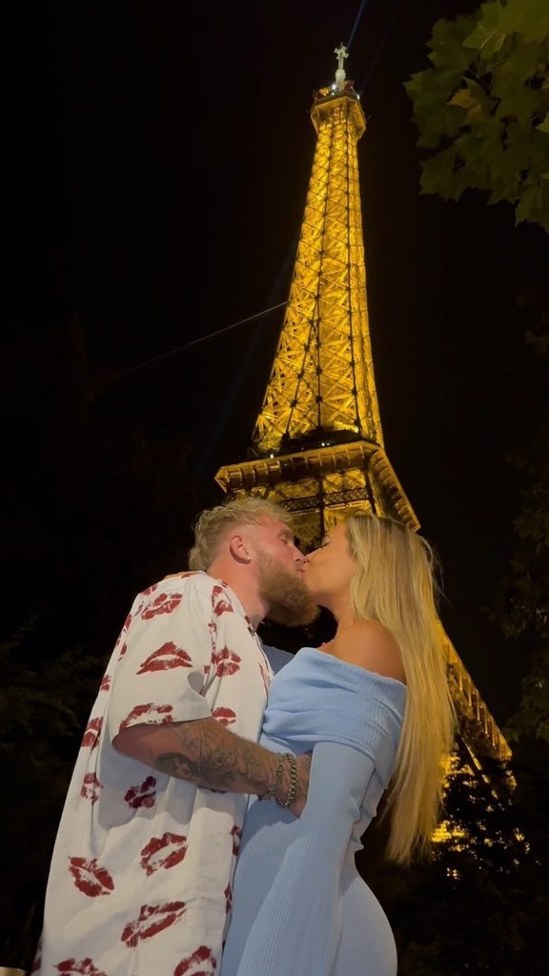 Jake Paul and Jutta Leerdam