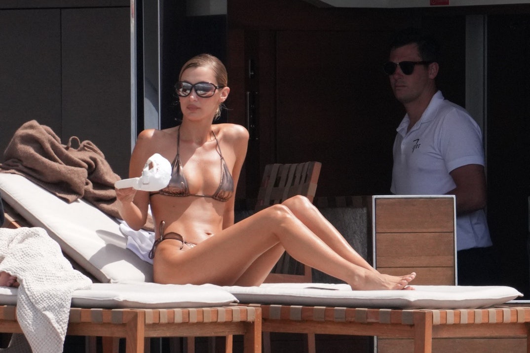 Bella Hadid Stringy Bikini France 0