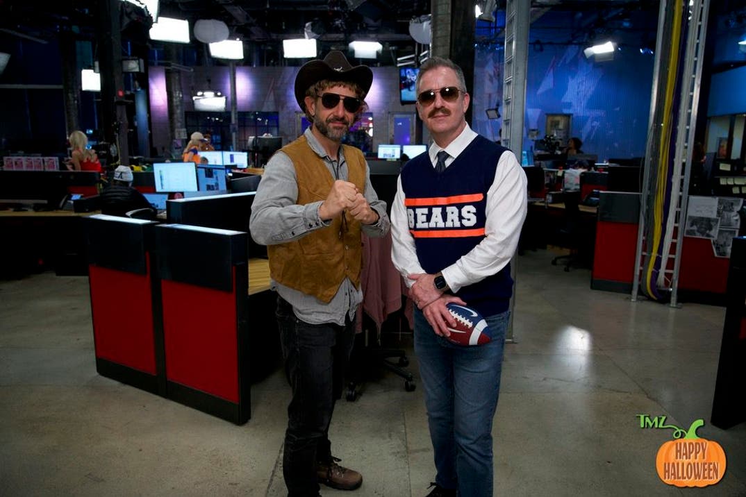 Derek as Chuck Norris and Jason as Mike Ditka