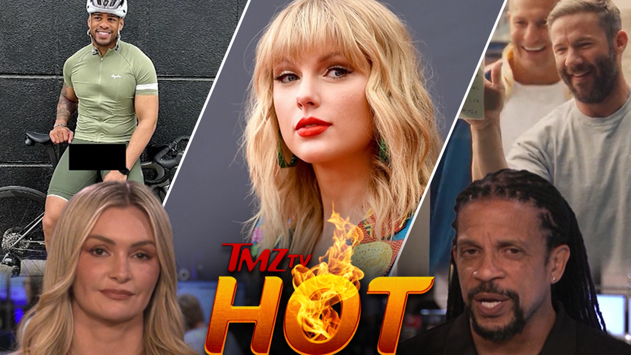 TMZ TV Hot Takes: Taylor Swift & Kim Kardashian, DeMarco Morgan, Patriots Video