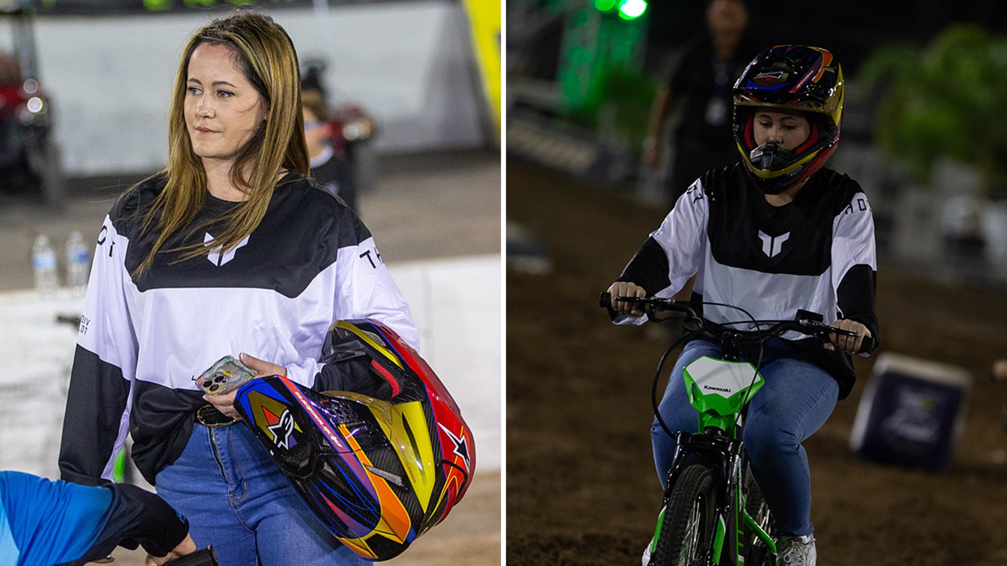 ‘Teen Mom’ Jenelle Evans Takes Her Kids To Motocross Show in Las Vegas