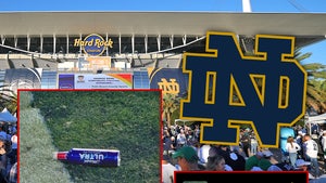 notre dame fans mad throwing michelob ultra main getty michelob ultra composite