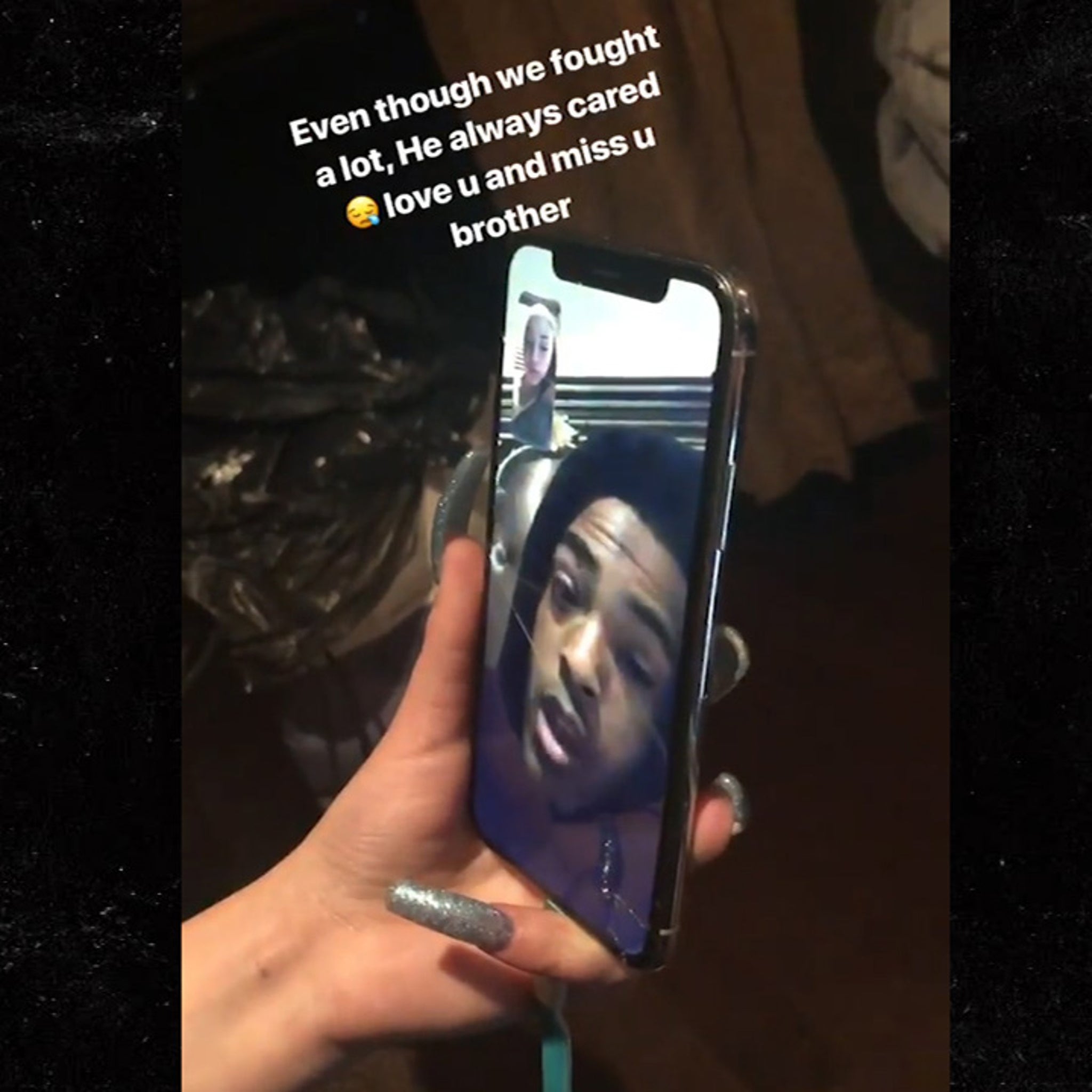 Danielle Bregoli Facetiming with XXX