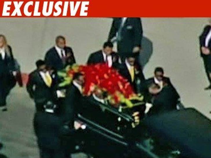 Michael Jackson's Body Inside Casket