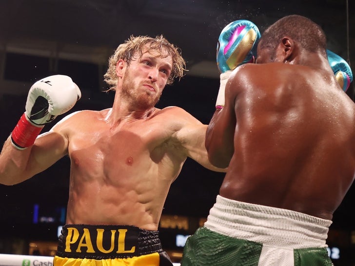 Logan Paul defeats Dillon Danis but security step into the ring as the bout  ends in chaos