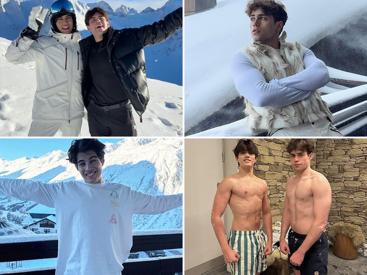 TikTok Stars Benji Krol and Nic Kaufmann Besties Ski Trip to Austria