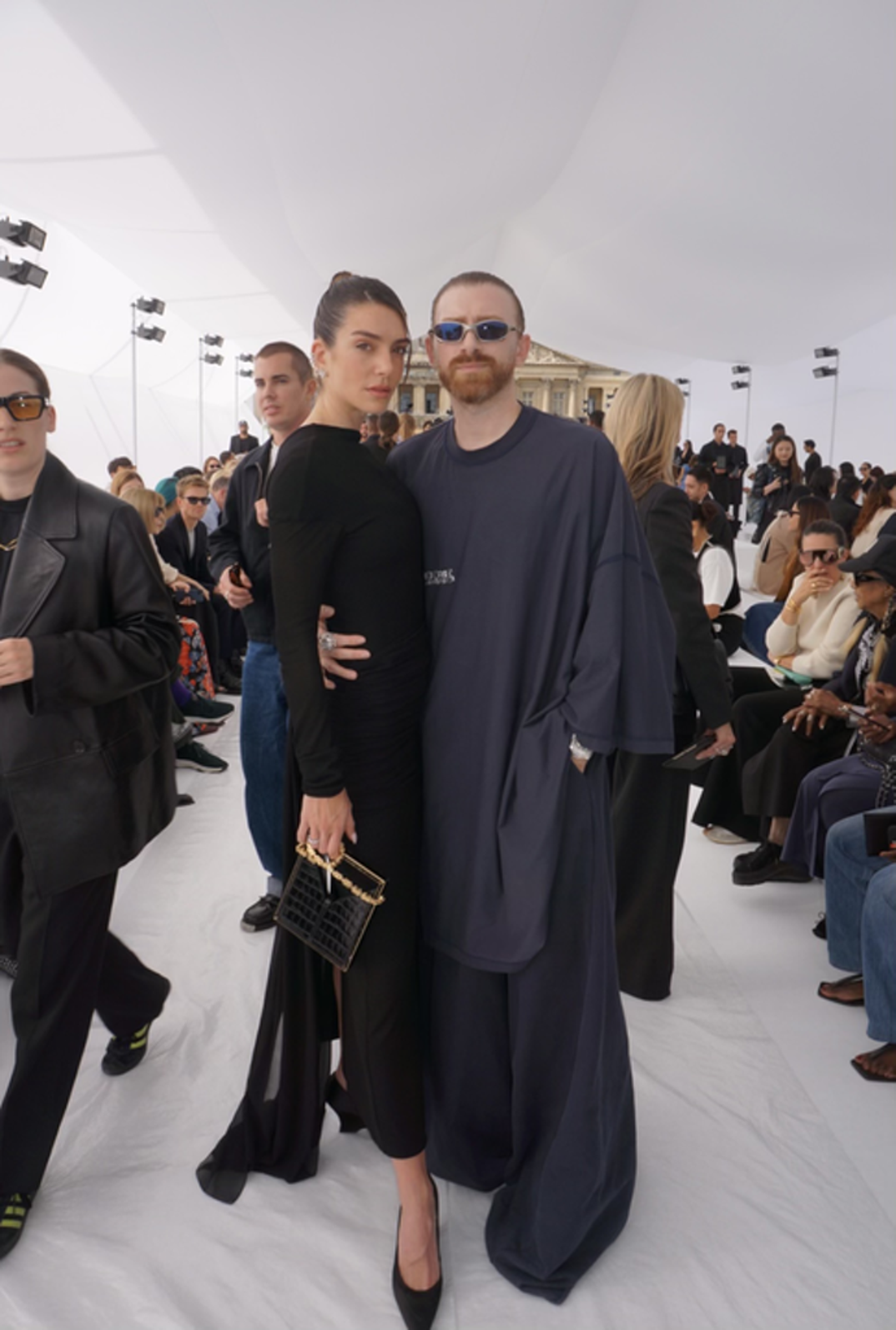 Valentina Ferrer & Demna Gvasalia at Paris Fashion Week