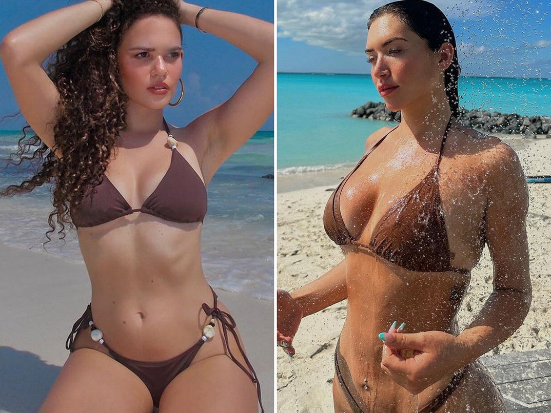 Madison Pettis vs. Stassie Karanikolaou -- Brown Bikini Babes Edition