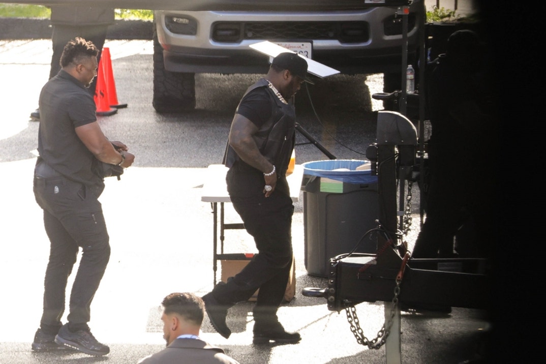 50 Cent Kim Kardashian Set of Eva 4