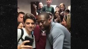 Dwyane Wade Visits Stoneman Douglas H.S., 'I'm Inspired By All of You'