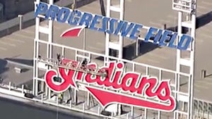 Cleveland Guardians Remove Giant 'Indians' Sign From Progressive Field