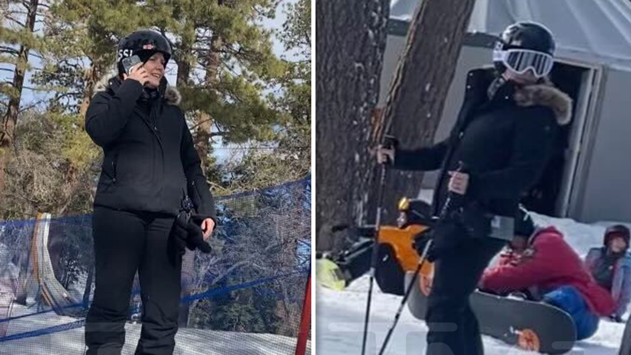 Amy Adams gaat skiën met haar man en dochter in Zuid-Californië