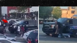 Truck Drives Through Crowd, Hits Man As Driver Flees Cops in ATL Street Takeover