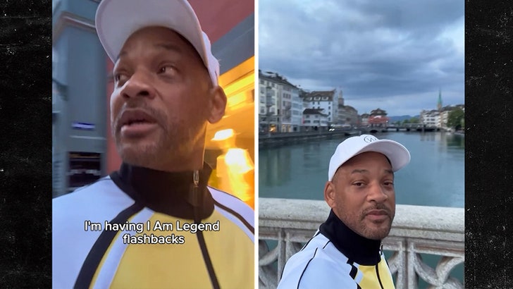 Will Smith Walks Through Deserted Zurich, Compares It to ‘I Am Legend’