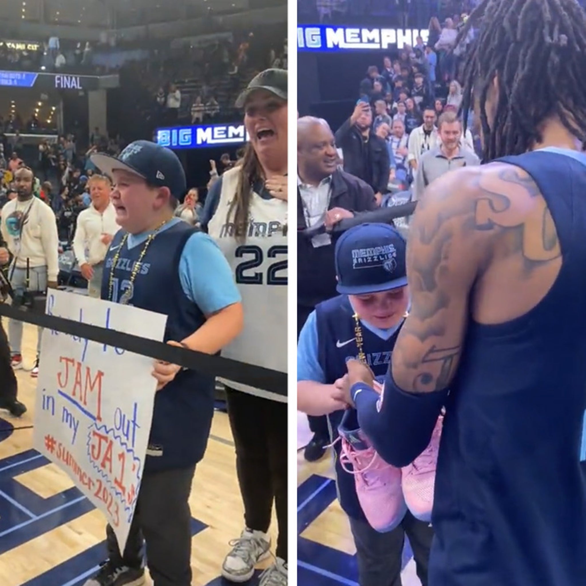 Ja Morant Gives Young Fan Game-Worn Jersey, Sneakers After Her
