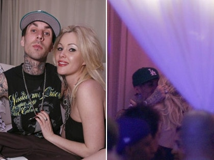 Shanna Moakler and Travis Barker