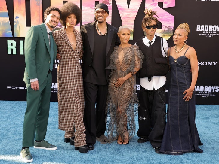 Will Smith & Jada Pinkett Smith -- Family Photos