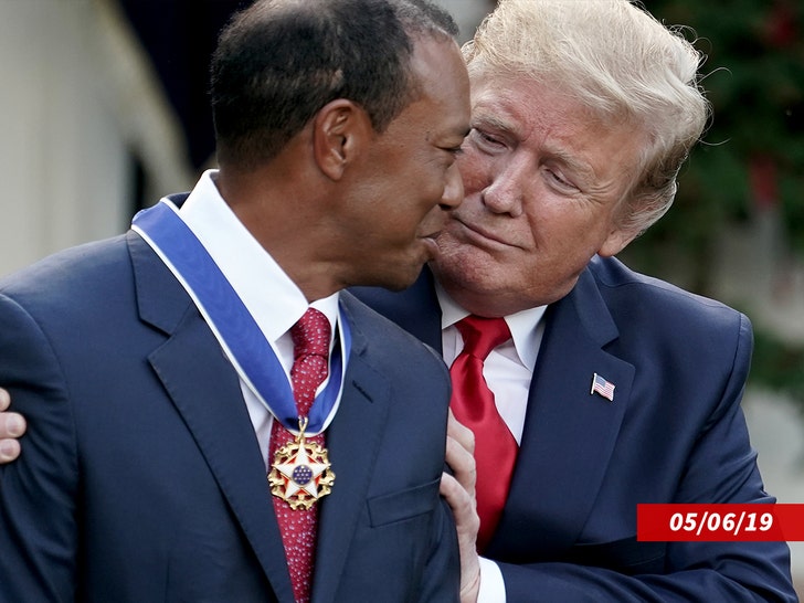 Donald Trump Tiger Woods