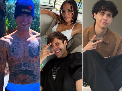 Justin Bieber, David Dobrik and Landon Barker In The Desert For Coachella