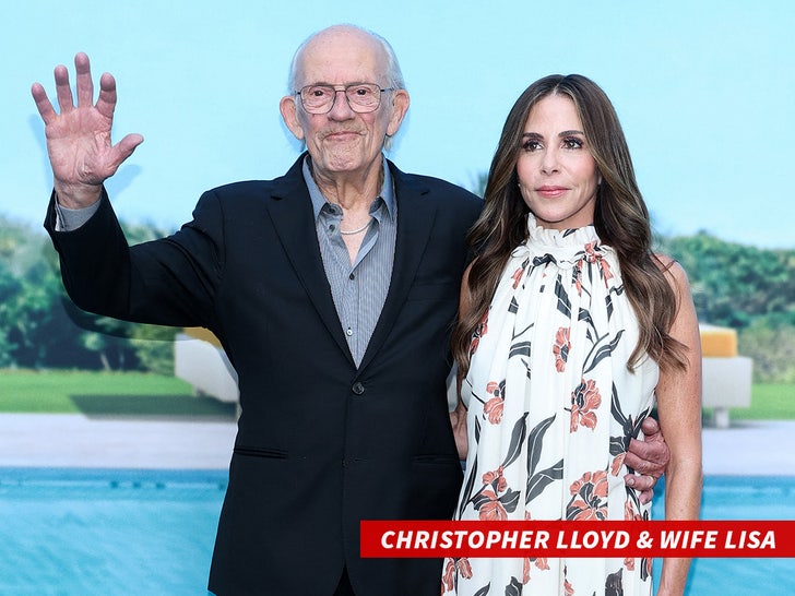 Christopher Lloyd & wife Lisa sub getty swipe