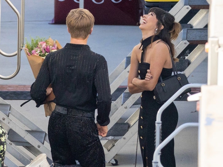 robert irwin DWTS backstage Xochitl Gomez backgrid