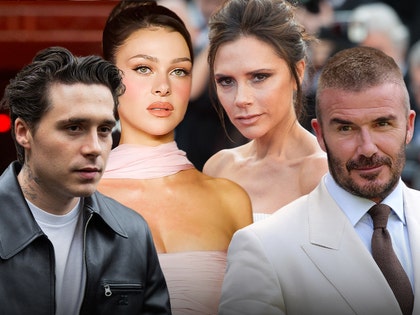david victoria brooklyn beckham and nicole peltz getty 1